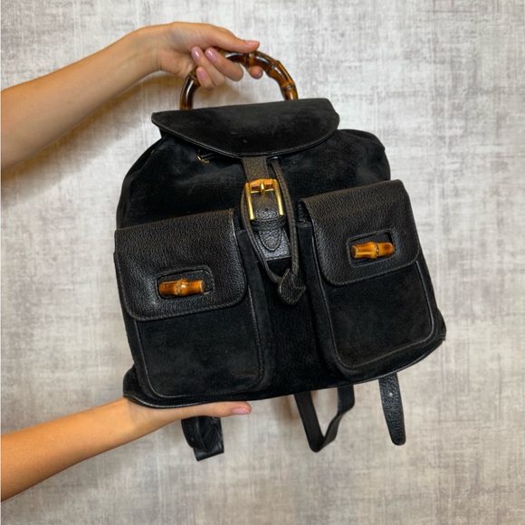 Gucci suede backpack - Picture 2 of 6